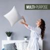 imageUtopia Bedding Throw Pillows Set of 1 White 12 x 20 Inches Pillows for Sofa Bed and Couch Decorative Stuffer Pillow17x17 Inch