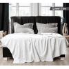 imageUtopia Bedding White Cotton Blanket Queen 90x90 Inch 350GSM Soft Thermal Blanket Pack of 8