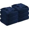 imageUtopia Bedding Navy 100 Cotton Blanket King Size  90x108 Inch 350GSM Lightweight Soft and Breathable Thermal Blanket for All Seasons Pack of 6