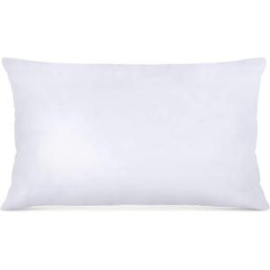 imageUtopia Bedding Throw Pillows Set of 1 White 12 x 20 Inches Pillows for Sofa Bed and Couch Decorative Stuffer Pillow14x22 Inch