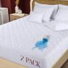 imageUtopia Bedding Waterproof Mattress Protector Mattress Pad Quilted Fitted Cover Stretches up to 16 Inches Deep White Queen Pack of 2