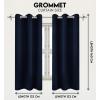 imageUtopia Bedding Blackout Curtains for Bedroom Grommet Window Curtains 84 Inch Length 2 Panels Thermal Insulated Drapes for Living Room Chocolate 52W x 84L InchesNavy