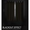 imageUtopia Bedding Blackout Curtains for Bedroom Grommet Window Curtains 84 Inch Length 2 Panels Thermal Insulated Drapes for Living Room Chocolate 52W x 84L InchesOlive