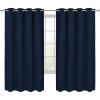 imageUtopia Bedding Blackout Curtains for Bedroom Grommet Window Curtains 84 Inch Length 2 Panels Thermal Insulated Drapes for Living Room Chocolate 52W x 84L InchesNavy