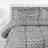 imageUtopia Bedding  Comforter Set with 2 Pillow Shams  3 Pieces Bedding Comforter Sets  Down Alternative Comforter  Soft and Comfortable  Machine Washable Arrow White Queen