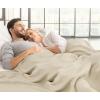 imageUtopia Bedding Knit Blanket Queen Size 90x90 Inches Grey Soft Lightweight Jersey Breathable Sweatshirt Blanket for BedCouch ampamp SofaCamel