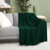 imageUtopia Bedding Knit Blanket Queen Size 90x90 Inches Grey Soft Lightweight Jersey Breathable Sweatshirt Blanket for BedCouch ampamp SofaForest Green