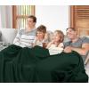 imageUtopia Bedding Knit Blanket Queen Size 90x90 Inches Grey Soft Lightweight Jersey Breathable Sweatshirt Blanket for BedCouch ampamp SofaForest Green