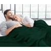 imageUtopia Bedding Knit Blanket Queen Size 90x90 Inches Grey Soft Lightweight Jersey Breathable Sweatshirt Blanket for BedCouch ampamp SofaForest Green