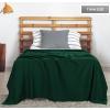 imageUtopia Bedding Knit Blanket Queen Size 90x90 Inches Grey Soft Lightweight Jersey Breathable Sweatshirt Blanket for BedCouch ampamp SofaForest Green