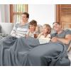 imageUtopia Bedding Knit Blanket Queen Size 90x90 Inches Grey Soft Lightweight Jersey Breathable Sweatshirt Blanket for BedCouch ampamp SofaGrey