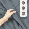 imageUtopia Bedding Knit Blanket Queen Size 90x90 Inches Grey Soft Lightweight Jersey Breathable Sweatshirt Blanket for BedCouch ampamp SofaGrey
