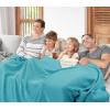 imageUtopia Bedding Knit Blanket Queen Size 90x90 Inches Grey Soft Lightweight Jersey Breathable Sweatshirt Blanket for BedCouch ampamp SofaTurquoise