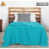 imageUtopia Bedding Knit Blanket Queen Size 90x90 Inches Grey Soft Lightweight Jersey Breathable Sweatshirt Blanket for BedCouch ampamp SofaTurquoise