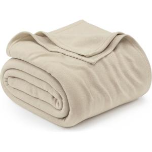 imageUtopia Bedding Knit Blanket Queen Size 90x90 Inches Grey Soft Lightweight Jersey Breathable Sweatshirt Blanket for BedCouch ampamp SofaCamel