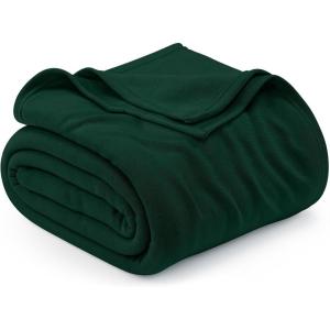 imageUtopia Bedding Knit Blanket Queen Size 90x90 Inches Grey Soft Lightweight Jersey Breathable Sweatshirt Blanket for BedCouch ampamp SofaForest Green