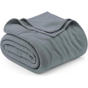 imageUtopia Bedding Knit Blanket Queen Size 90x90 Inches Grey Soft Lightweight Jersey Breathable Sweatshirt Blanket for BedCouch ampamp SofaGrey