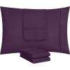 imageUtopia Bedding Queen Pillow Cases  80 Pack  Envelope Closure  Soft Brushed Microfiber Fabric  Pillow Covers 20 X 30 Inches Queen Purple80