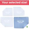 imageUtopia Bedding Waterproof Incontinence Bed Pads 34 x 52 Inches Pack of 20 Blue Washable and Reusable Underpads for Adults Elderly and Pets Absorbent Protective Pads