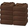 imageUtopia Bedding White 100 Cotton Waffle Blanket 300 GSM King  90x108 Inch Soft Lightweight Breathable Bed Blanket for All SeasonBrown