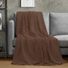 imageUtopia Bedding White 100 Cotton Waffle Blanket 300 GSM King  90x108 Inch Soft Lightweight Breathable Bed Blanket for All SeasonBrown