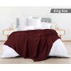 imageUtopia Bedding White 100 Cotton Waffle Blanket 300 GSM King  90x108 Inch Soft Lightweight Breathable Bed Blanket for All SeasonBurgundy