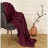 imageUtopia Bedding White 100 Cotton Waffle Blanket 300 GSM King  90x108 Inch Soft Lightweight Breathable Bed Blanket for All SeasonBurgundy