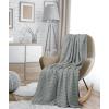 imageUtopia Bedding White 100 Cotton Waffle Blanket 300 GSM King  90x108 Inch Soft Lightweight Breathable Bed Blanket for All SeasonCool Grey