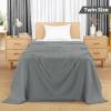 imageUtopia Bedding White 100 Cotton Waffle Blanket 300 GSM King  90x108 Inch Soft Lightweight Breathable Bed Blanket for All SeasonCool Grey