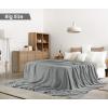 imageUtopia Bedding White 100 Cotton Waffle Blanket 300 GSM King  90x108 Inch Soft Lightweight Breathable Bed Blanket for All SeasonCool Grey