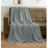 imageUtopia Bedding White 100 Cotton Waffle Blanket 300 GSM King  90x108 Inch Soft Lightweight Breathable Bed Blanket for All SeasonCool Grey