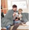 imageUtopia Bedding White 100 Cotton Waffle Blanket 300 GSM King  90x108 Inch Soft Lightweight Breathable Bed Blanket for All SeasonCool Grey