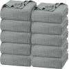 imageUtopia Bedding White 100 Cotton Waffle Blanket 300 GSM King  90x108 Inch Soft Lightweight Breathable Bed Blanket for All SeasonCool Grey