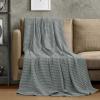 imageUtopia Bedding White 100 Cotton Waffle Blanket 300 GSM King  90x108 Inch Soft Lightweight Breathable Bed Blanket for All SeasonCool Grey