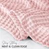 imageUtopia Bedding White 100 Cotton Waffle Blanket 300 GSM King  90x108 Inch Soft Lightweight Breathable Bed Blanket for All SeasonDusky Pink