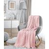 imageUtopia Bedding White 100 Cotton Waffle Blanket 300 GSM King  90x108 Inch Soft Lightweight Breathable Bed Blanket for All SeasonDusky Pink