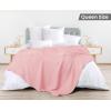 imageUtopia Bedding White 100 Cotton Waffle Blanket 300 GSM King  90x108 Inch Soft Lightweight Breathable Bed Blanket for All SeasonDusky Pink