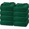 imageUtopia Bedding White 100 Cotton Waffle Blanket 300 GSM King  90x108 Inch Soft Lightweight Breathable Bed Blanket for All SeasonForest Green