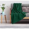 imageUtopia Bedding White 100 Cotton Waffle Blanket 300 GSM King  90x108 Inch Soft Lightweight Breathable Bed Blanket for All SeasonForest Green
