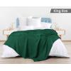 imageUtopia Bedding White 100 Cotton Waffle Blanket 300 GSM King  90x108 Inch Soft Lightweight Breathable Bed Blanket for All SeasonForest Green