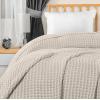 imageUtopia Bedding White 100 Cotton Waffle Blanket 300 GSM King  90x108 Inch Soft Lightweight Breathable Bed Blanket for All SeasonKhaki