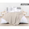 imageUtopia Bedding White 100 Cotton Waffle Blanket 300 GSM King  90x108 Inch Soft Lightweight Breathable Bed Blanket for All SeasonKhaki