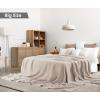 imageUtopia Bedding White 100 Cotton Waffle Blanket 300 GSM King  90x108 Inch Soft Lightweight Breathable Bed Blanket for All SeasonKhaki