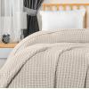 imageUtopia Bedding White 100 Cotton Waffle Blanket 300 GSM King  90x108 Inch Soft Lightweight Breathable Bed Blanket for All SeasonKhaki