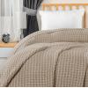 imageUtopia Bedding White 100 Cotton Waffle Blanket 300 GSM King  90x108 Inch Soft Lightweight Breathable Bed Blanket for All SeasonKhaki