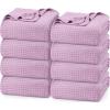 imageUtopia Bedding White 100 Cotton Waffle Blanket 300 GSM King  90x108 Inch Soft Lightweight Breathable Bed Blanket for All SeasonLavender