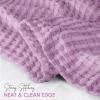 imageUtopia Bedding White 100 Cotton Waffle Blanket 300 GSM King  90x108 Inch Soft Lightweight Breathable Bed Blanket for All SeasonLavender