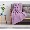 imageUtopia Bedding White 100 Cotton Waffle Blanket 300 GSM King  90x108 Inch Soft Lightweight Breathable Bed Blanket for All SeasonLavender