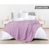 imageUtopia Bedding White 100 Cotton Waffle Blanket 300 GSM King  90x108 Inch Soft Lightweight Breathable Bed Blanket for All SeasonLavender