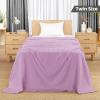 imageUtopia Bedding White 100 Cotton Waffle Blanket 300 GSM King  90x108 Inch Soft Lightweight Breathable Bed Blanket for All SeasonLavender